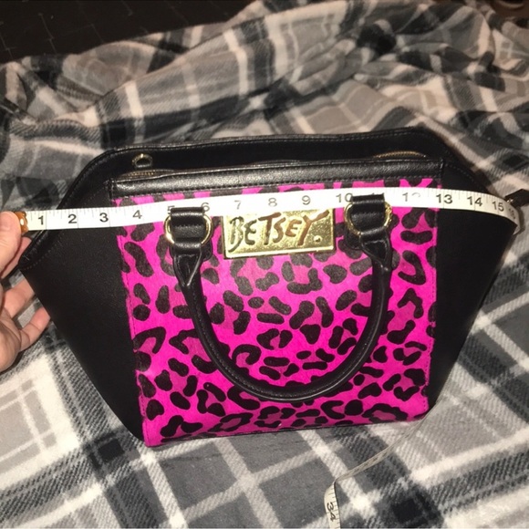 Betsey Johnson zebra satchel - Picture 7 of 8